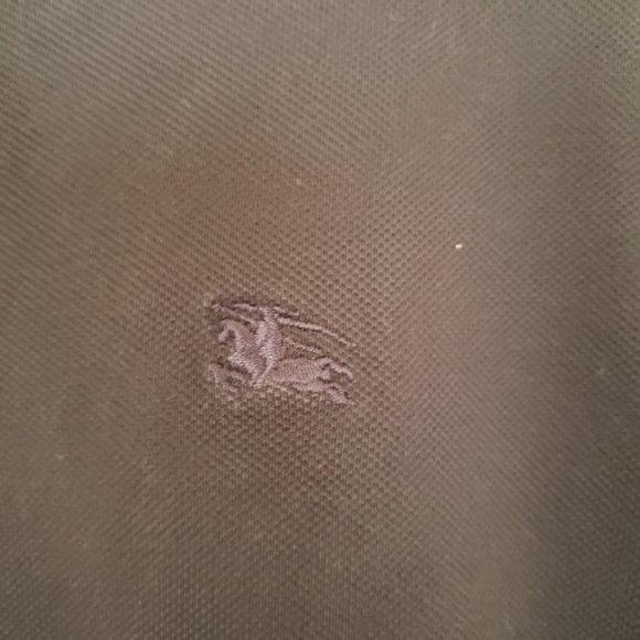 Burberry ruffle collar polo - Black knit five button - Size M - Picture 11 of 13